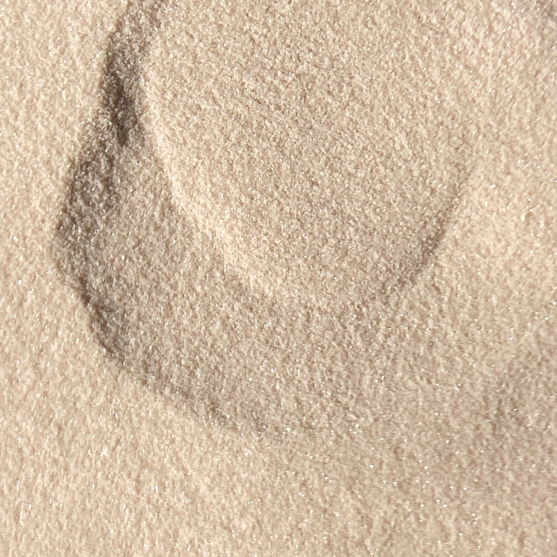 NAGAIA Blush Stardust dip powder — nude fine shimmer nail color swatch
