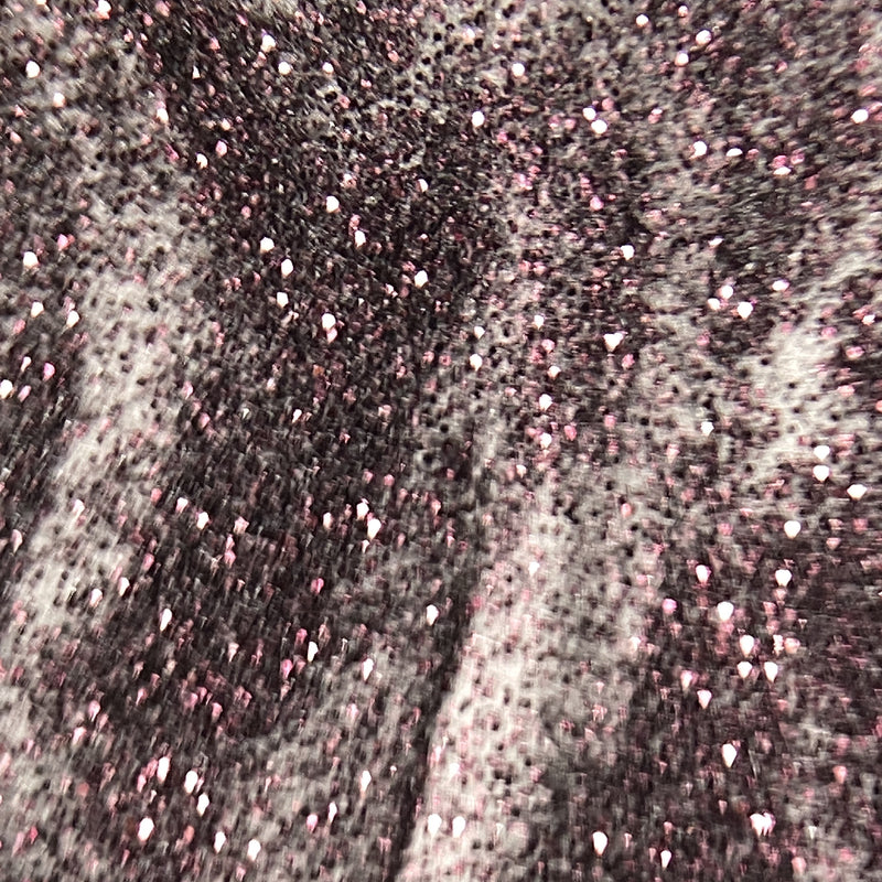 NAGAIA Luscious Plum Sparkle dip powder — brown super shine nail color swatch