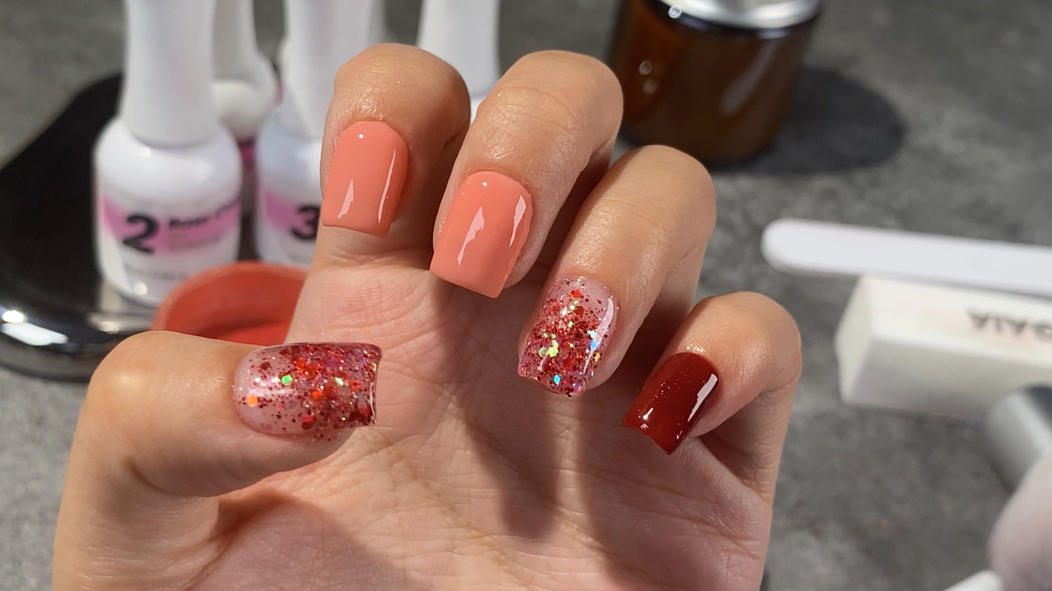 Glitter Ombre Dipping Powder Magic