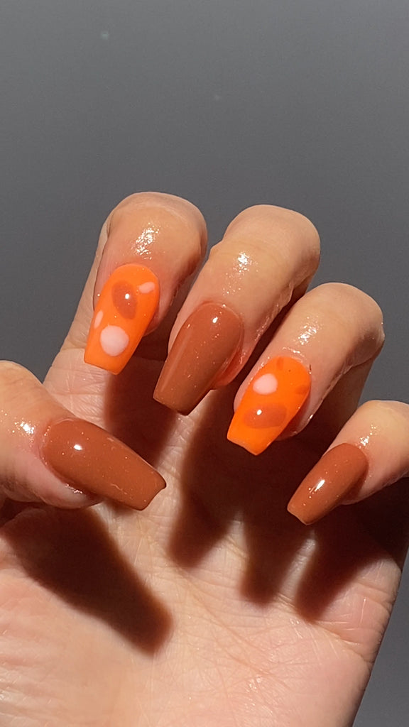 Caramel Latte Polka Dots