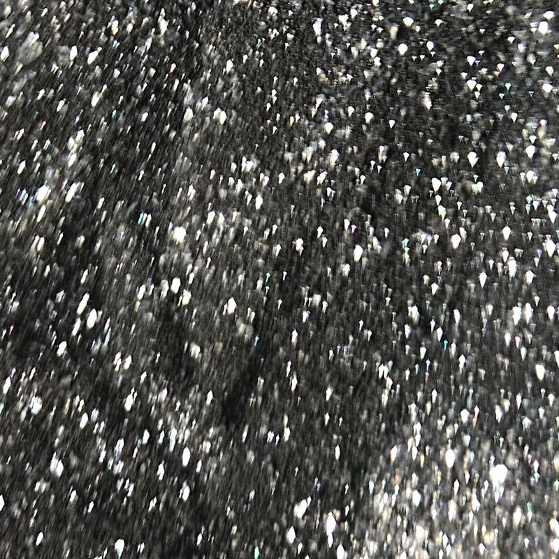 NAGAIA Ebony Eclipse dip powder — black super shine nail color swatch