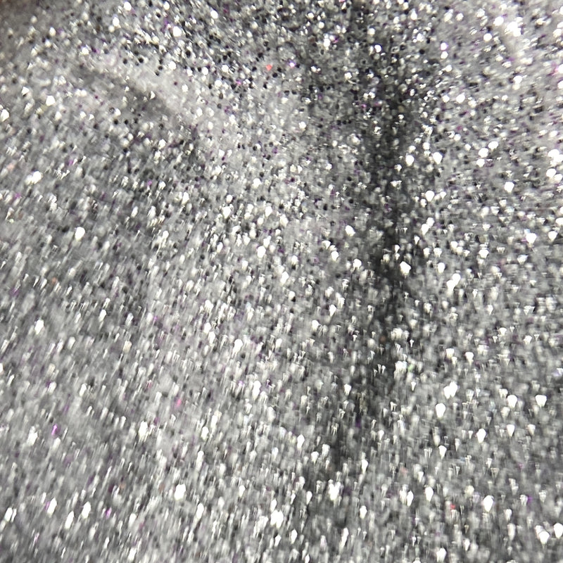 NAGAIA Platinum Prism dip powder — gray super shine nail color swatch