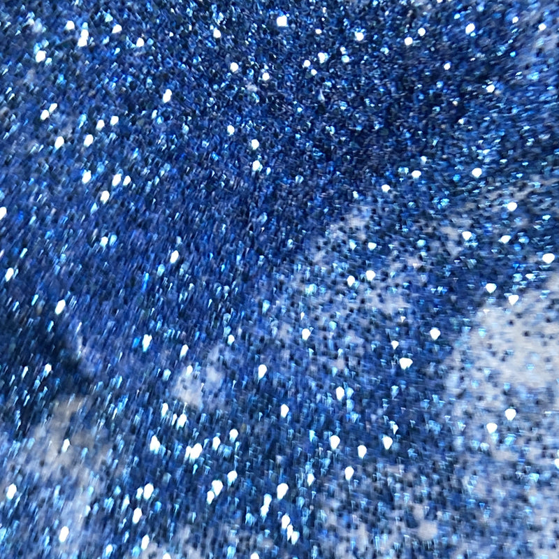 NAGAIA Sapphire Sparkle dip powder — blue super shine nail color swatch