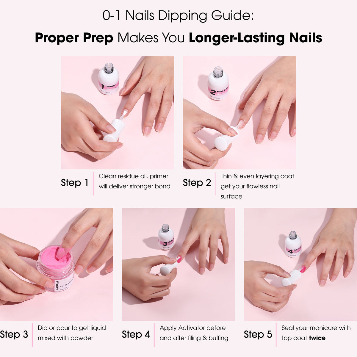 NAGAIA Dip Essential Liquid Set