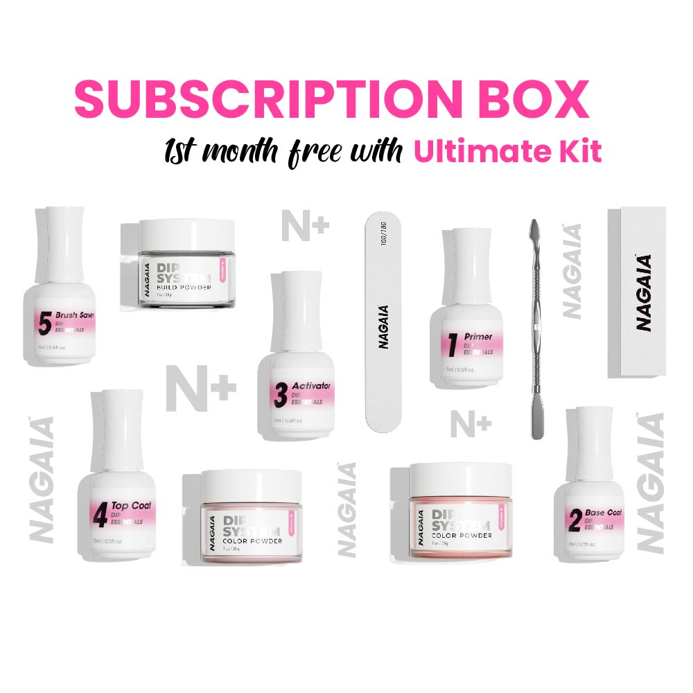 Diap Kit NAGAIA™ Dip Powder Kit | At Home Nail Dip Kit | Dip Nail Powder | Nail