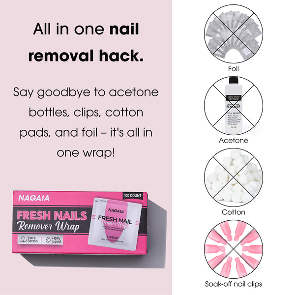 Fresh Nail Removal Foil Wrap powder
