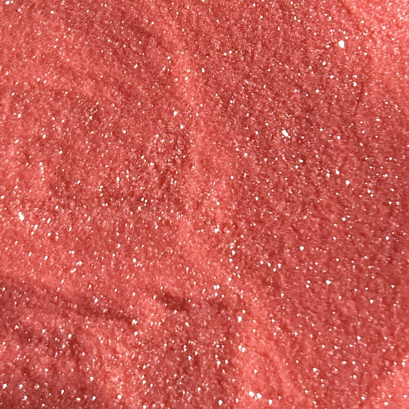 NAGAIA Cosmic Coral dip powder — red fine shimmer nail color swatch