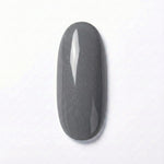 NAGAIA Gunmetal Glitz dip powder — gray fine shimmer nail color swatch