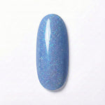 NAGAIA Glacial Drift dip powder — blue super shine nail color swatch