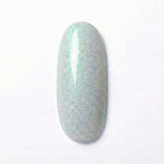 NAGAIA Spectral Snow dip powder — white super shine nail color swatch