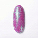 NAGAIA Berry Boreali dip powder — purple super shine nail color swatch