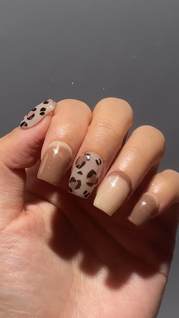 Estampado de leopardo típico