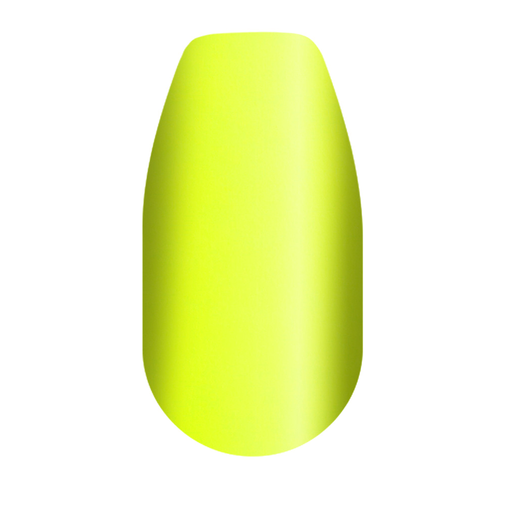 Zesty Lemon Nail Dip Powder, Fluorescent Yellow Dip Nail, Neon Yellow